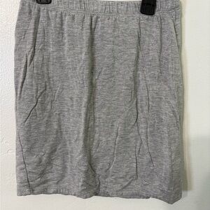 Fashion Nova Light Gray Mini Skirt